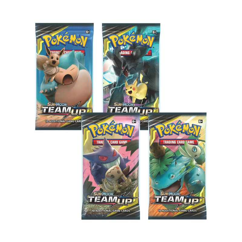 Pokemon Sun and Moon Team Up CARDS LIVE OPENING @PokeFligtClub