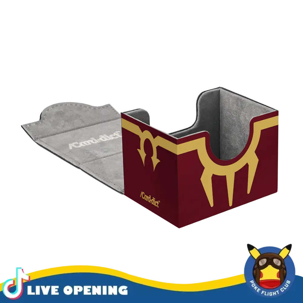 /Card·dict™ Pu Leather Deck Box Legacy Series Omega Ruby