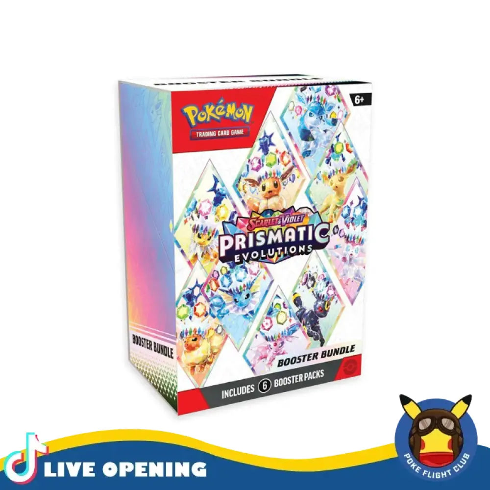 Pokemon English Sv8.5 Prismatic Evolutions Elite Trainer Box And Collection Boxes Cards Live