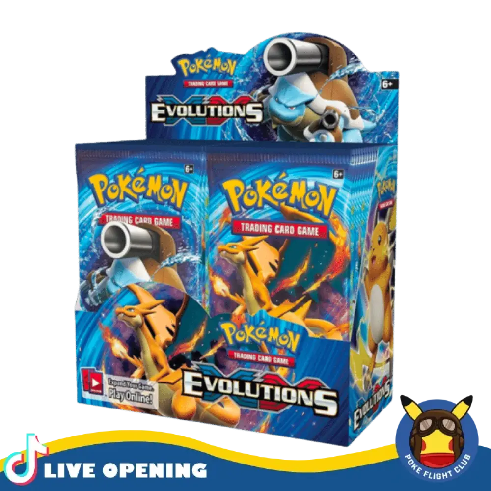 Pokemon Evolutions Booster Cards Live Opening @Pokefligtclub Card Games