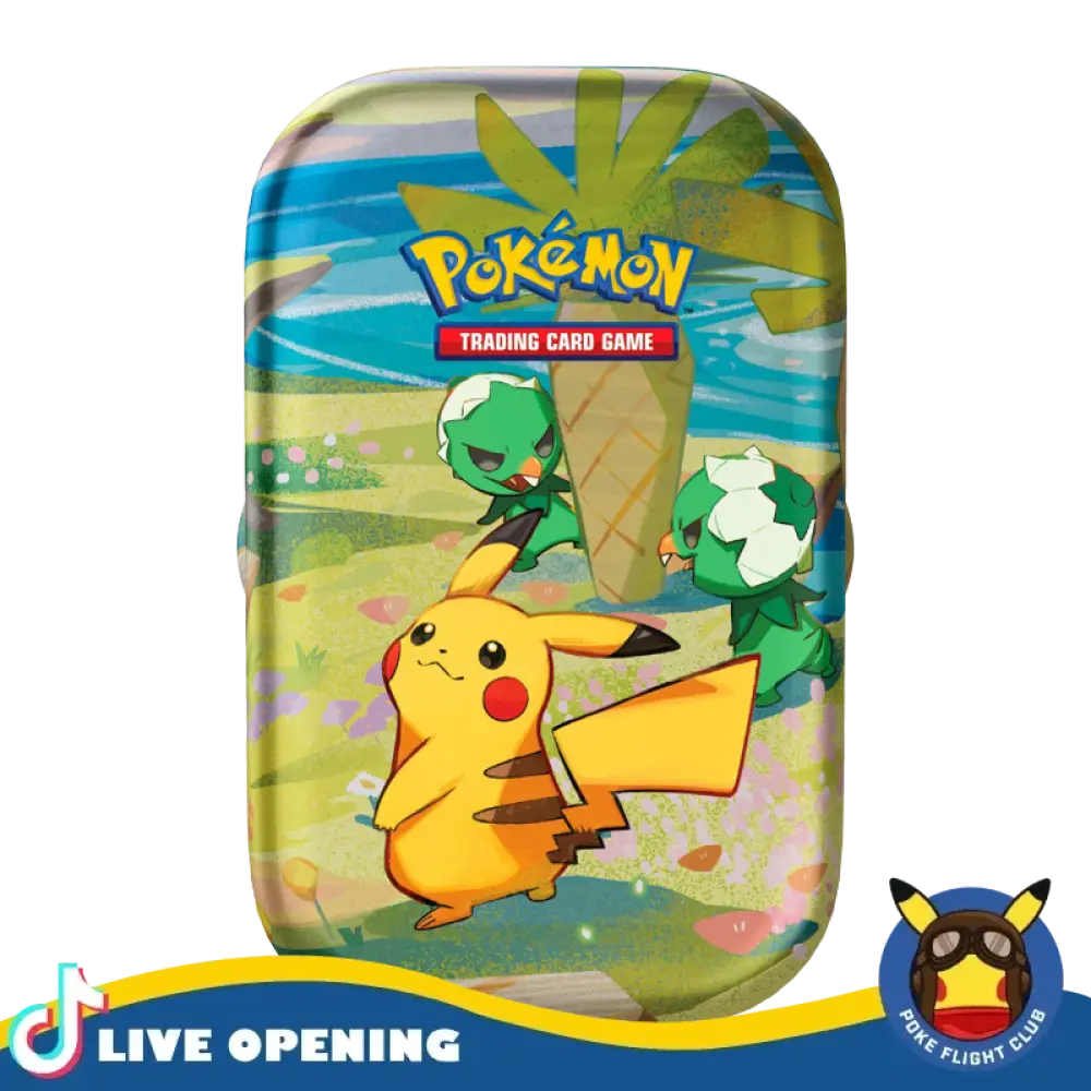 Pokemon Paldea Friends Mini Tin Cards Live Opening @Pokefligtclub Card Games
