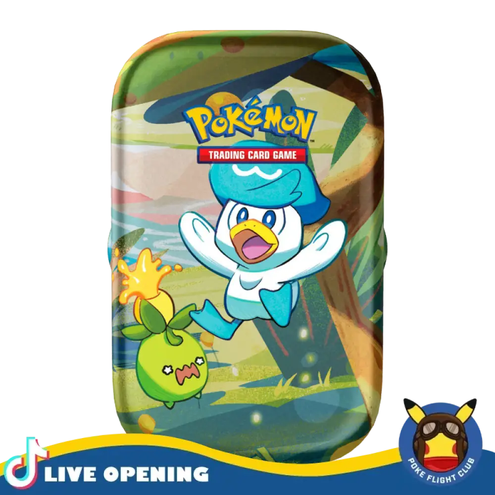 Pokemon Paldea Friends Mini Tin Cards Live Opening @Pokefligtclub Card Games