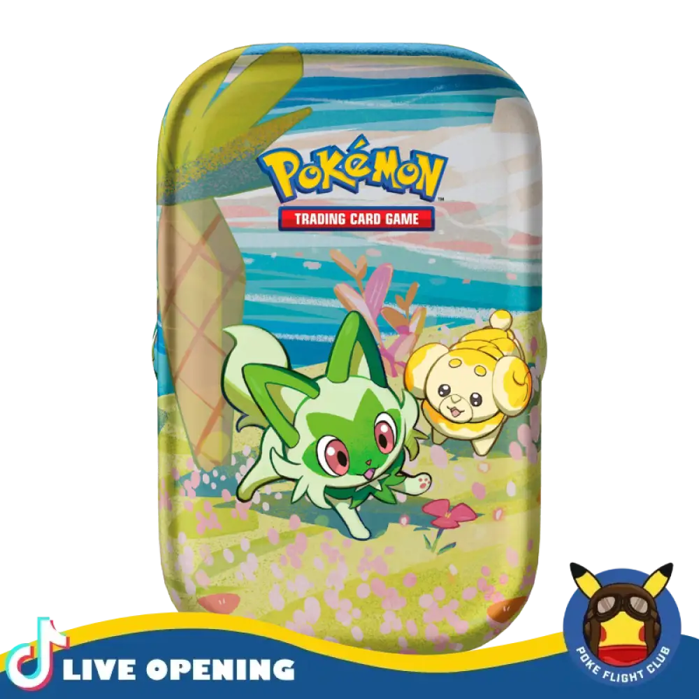 Pokemon Paldea Friends Mini Tin Cards Live Opening @Pokefligtclub Card Games