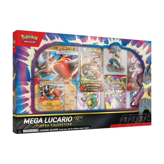 Pokemon English Mega Lucario ex Premium Figure Collection CARDS LIVE OPENING