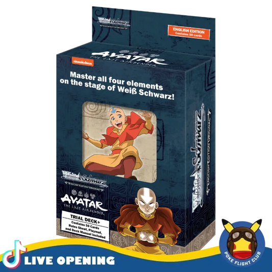 Avatar: The Last Airbender Cards Live Opening @Pokefligtclub Trial Deck+ Card Games