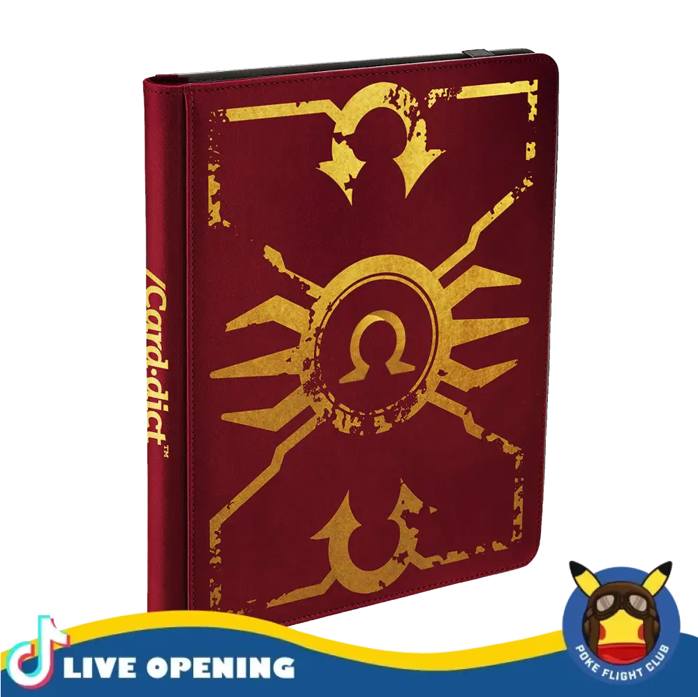 /Card·dict™ Pu Leather 9 Pocket Binder Legacy Series Omega Ruby Card Games Accessories