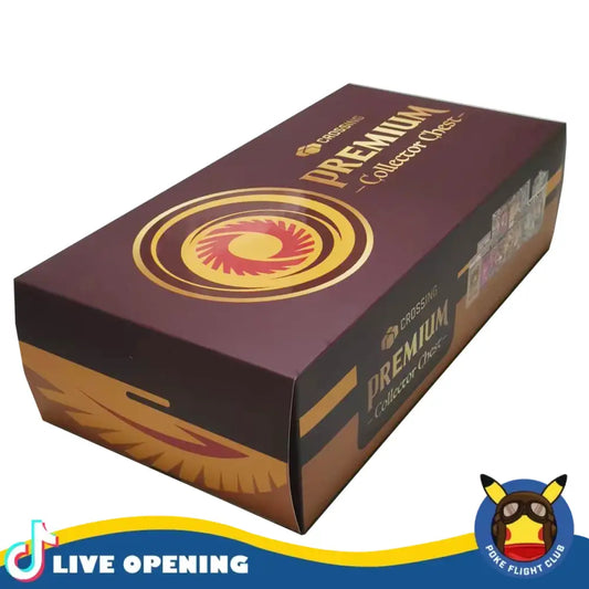 Crossing Gold Premium Collector Chest @PokeFlightClub Gold Premium Collector Chest Box Card Games