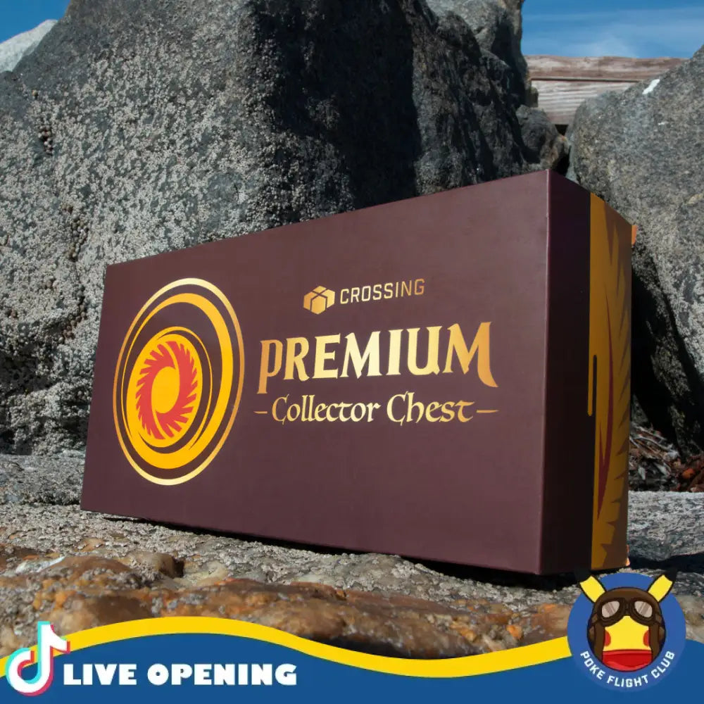 Crossing Gold Premium Collector Chest @PokeFlightClub Gold Premium Collector Chest Box Card Games
