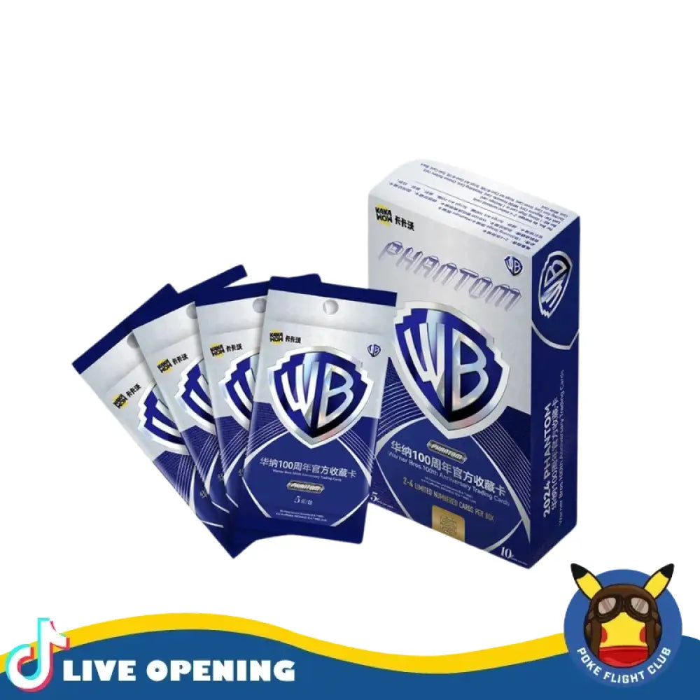 Kakawow 2024 Warner Brothers Phantom 100Th Anniversary Trading Cards Hobby Box Booster Card Games