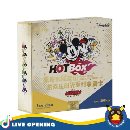 Kakawow Mickey & Friends Hotbox Trading Cards Live Opening @Pokeflightclub Card Games