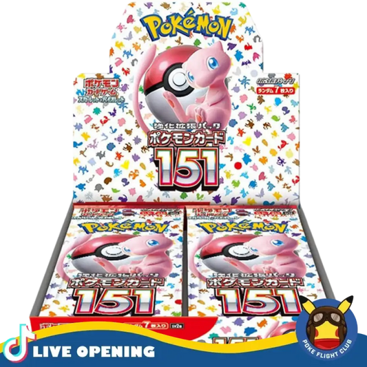 Pokemon 151 Booster Japanese Cards Live Opening @Pokefligtclub Card Games