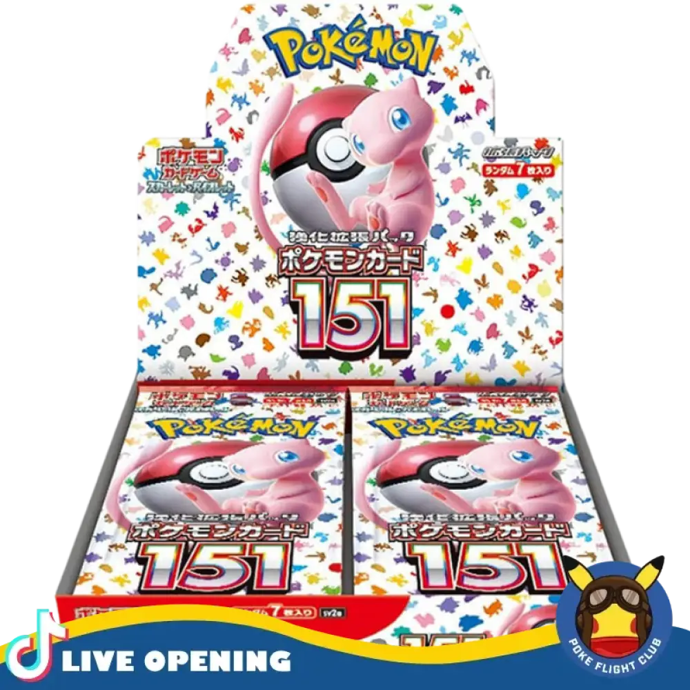 Pokemon 151 Booster Japanese Cards Live Opening @Pokefligtclub Card Games