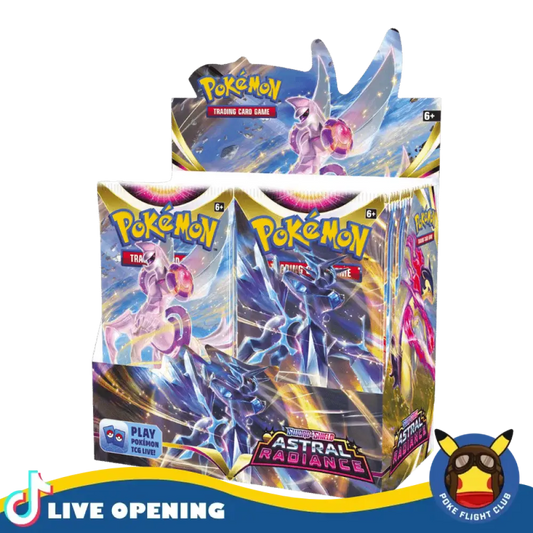 Pokemon Astral Radiance Booster Box Cards Live Opening @Pokefligtclub Card Games