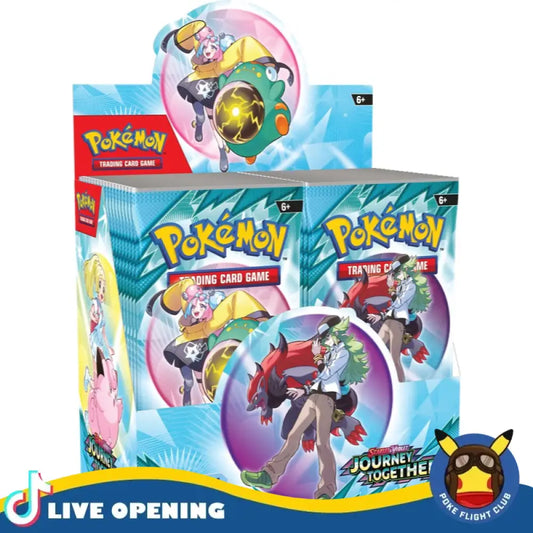 Pokémon English SV09 Journey Together Booster CARDS LIVE OPENING Booster Box Card Games