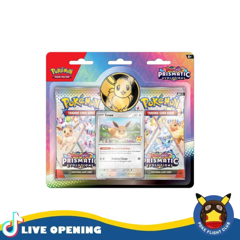 Pokemon English Sv8.5 Prismatic Evolutions Elite Trainer Box And Collection Boxes Cards Live