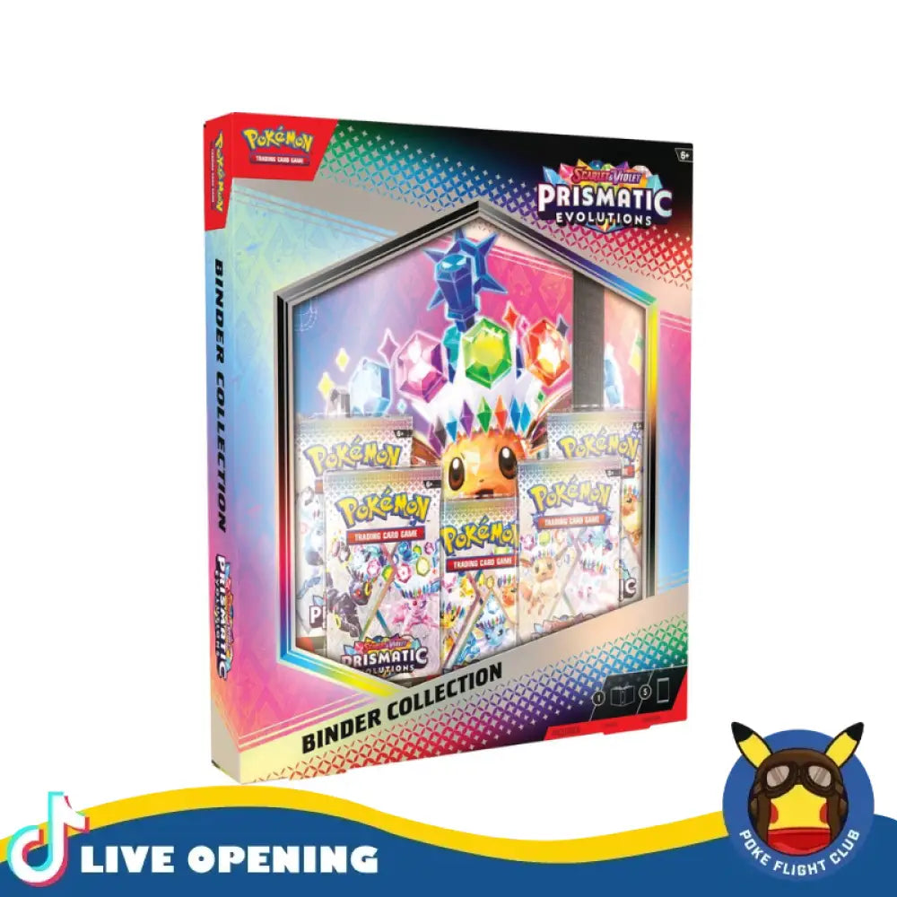 Pokemon English Sv8.5 Prismatic Evolutions Elite Trainer Box And Collection Boxes Cards Live