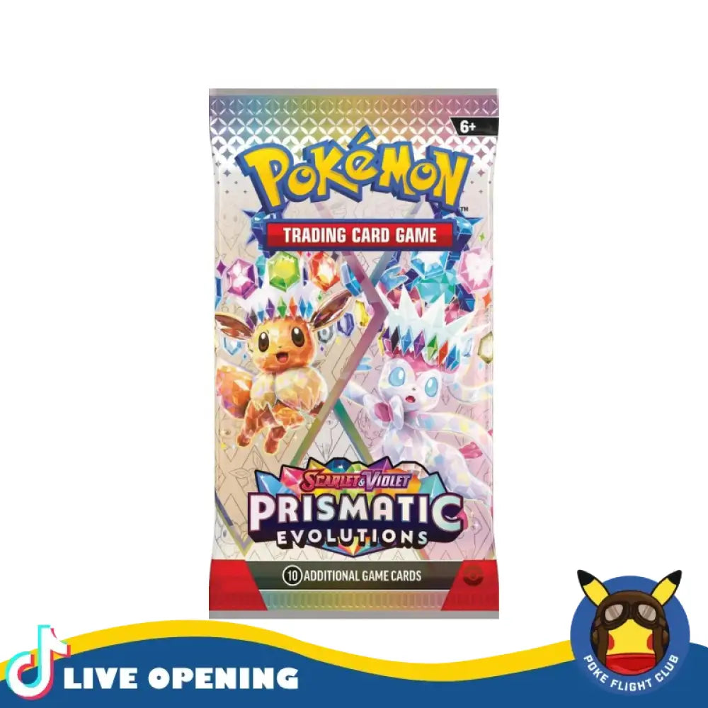 Pokemon English Sv8.5 Prismatic Evolutions Elite Trainer Box And Collection Boxes Cards Live