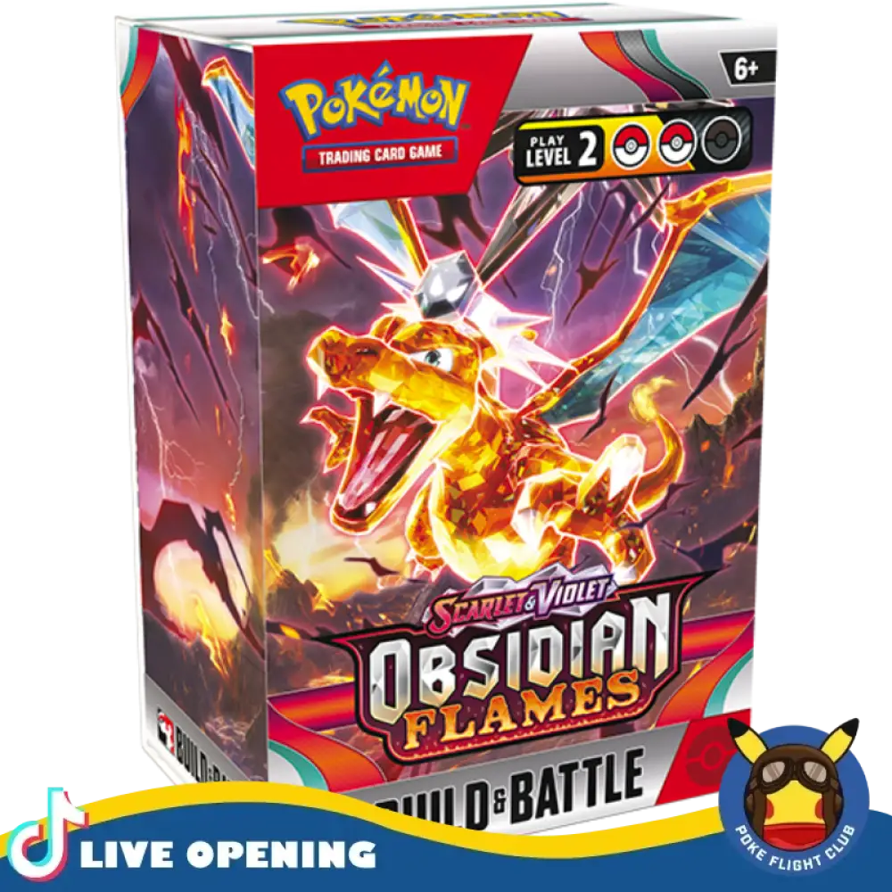 Pokemon Obsidian Flames Cards Live Opening @Pokemonflightclub Card Games