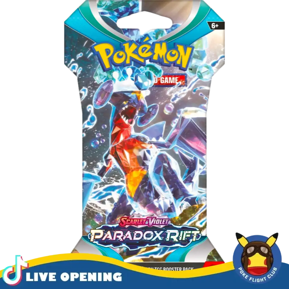 Pokemon Paradox Rift Cards Live Opening @Pokeflightclub Booster Pack Card Games
