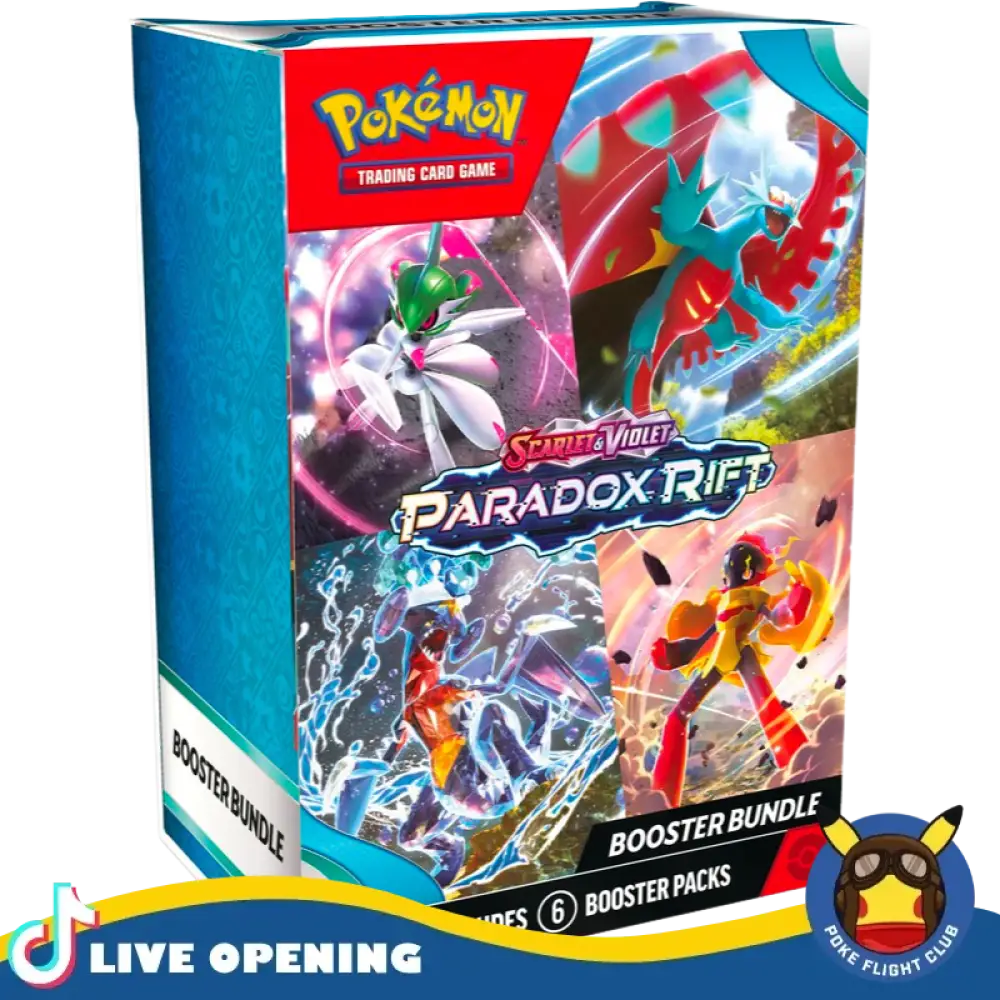 Pokemon Paradox Rift Cards Live Opening @Pokeflightclub Card Games