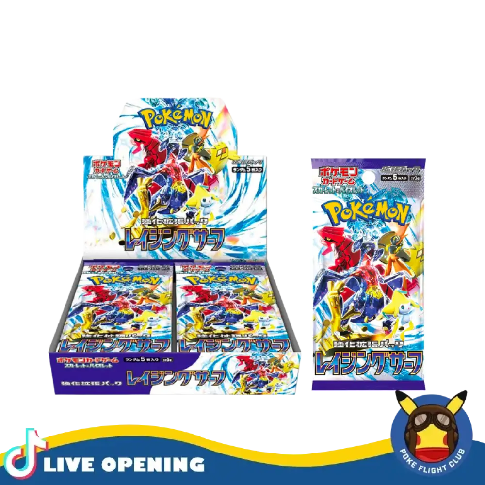 Pokemon Raging Surf Japanese Booster [Sv3A] Cards Live Opening @Pokefligtclub Card Games