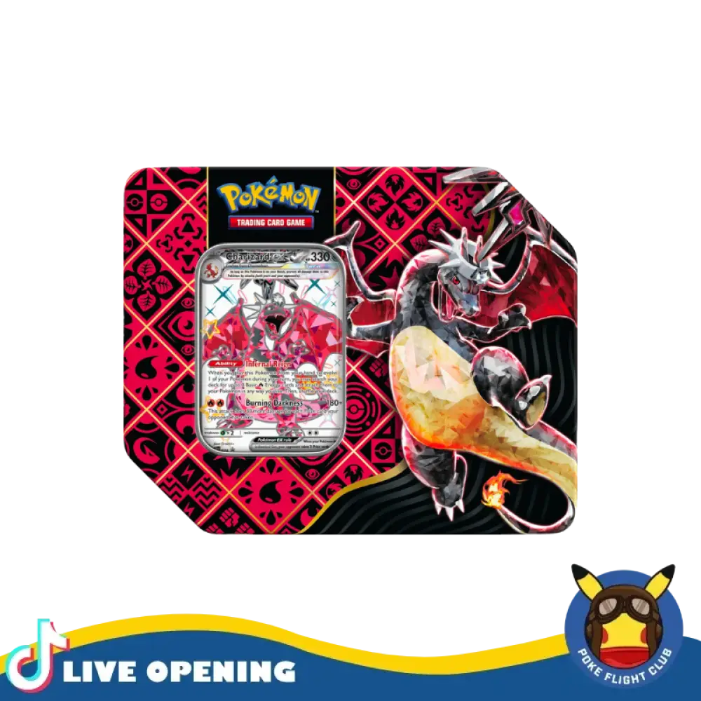 Pokemon Scarlet And Violet 4.5 Paldean Fates Tins Collection Box Cards Live Opening @Pokeflightclub