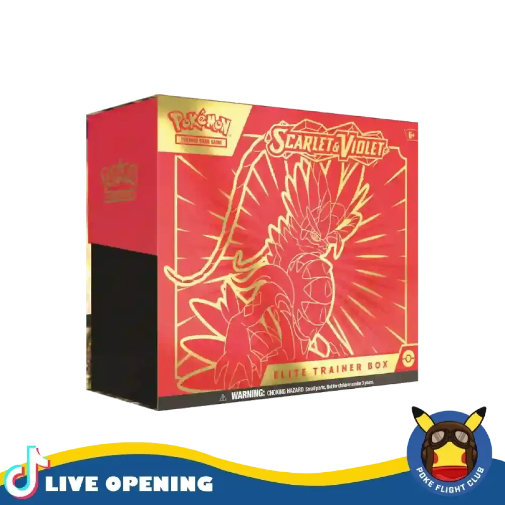 Pokemon English SV01 Scarlet and Violet Booster Pack and Box CARDS LIVE OPENING @PokeFlightClub