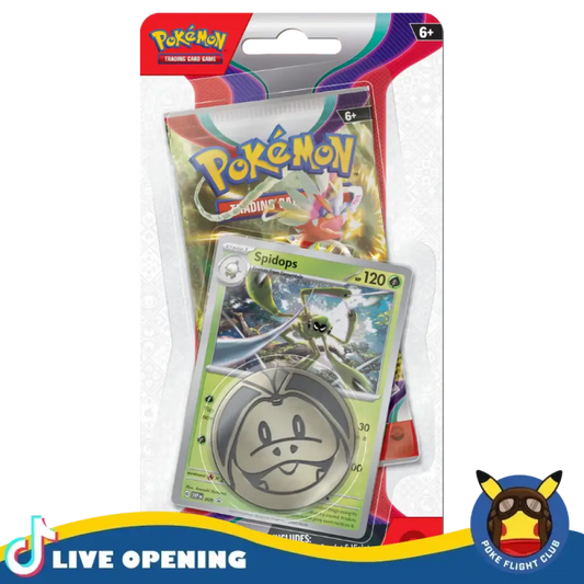 Pokemon Scarlet And Violet One-Pack Blister Cards Live Opening @Pokefligtclub Card Games