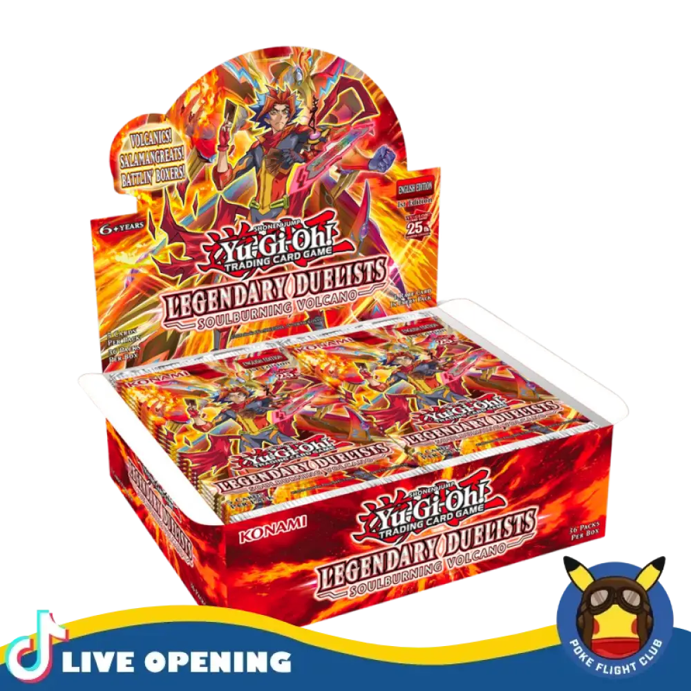 Yu-Gi-Oh! Legendary Duelists: Soulburning Volcano Cards Live Opening @Pokefligtclub Card Games